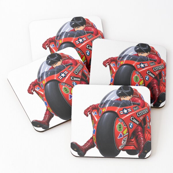 Item preview, Neo Tokyo Red Rider – Futuristic Motorcycle Anime Art designed and sold by Aron-Sexton.