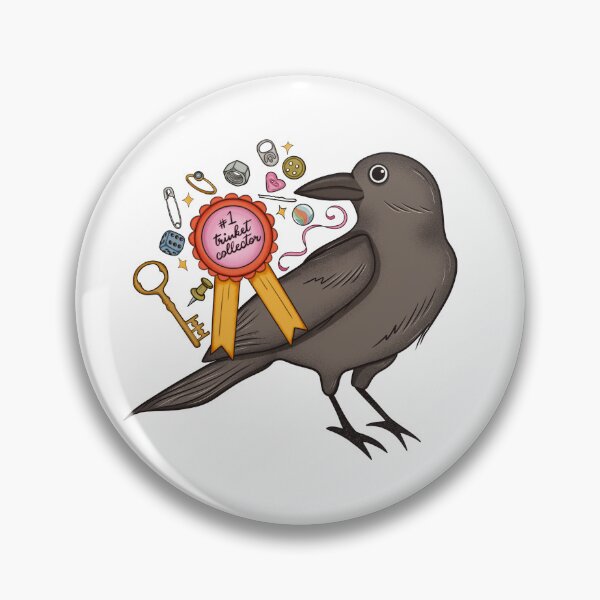 Item preview, Crow #1 Trinket Collector designed and sold by YesButNo Design.