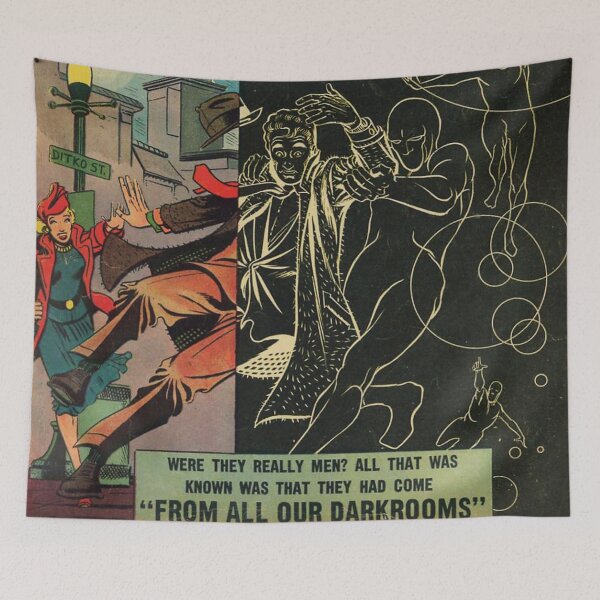 Item preview, Vintage Horror Comic Wall Art, From All Our Darkrooms, Retro Supernatural Comic Art designed and sold by RickE.