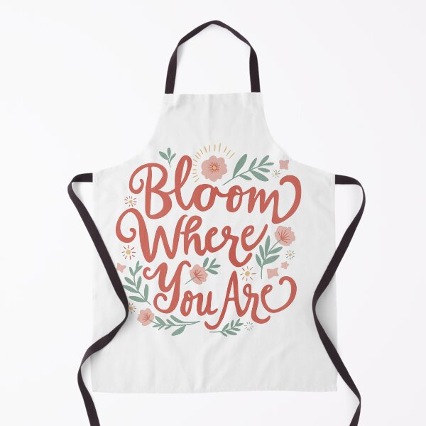 Item preview, Bloom Where You Are Floral Quote Design designed and sold by DinaArtStudio.