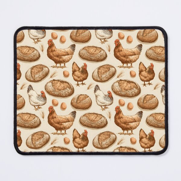 Item preview, Copy of Sourdough Bread Chicken Seamless Pattern designed and sold by palaco210.