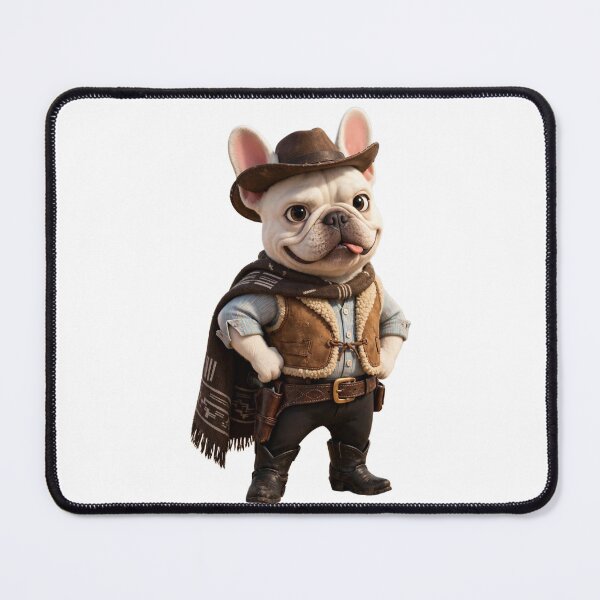 Item preview, French bulldog Spaghetti Westerns designed and sold by SmARTNiki.