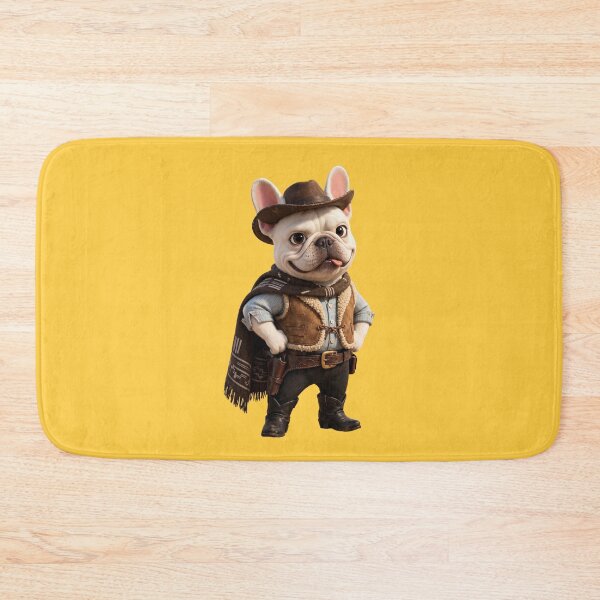 Item preview, French bulldog Spaghetti Westerns designed and sold by SmARTNiki.
