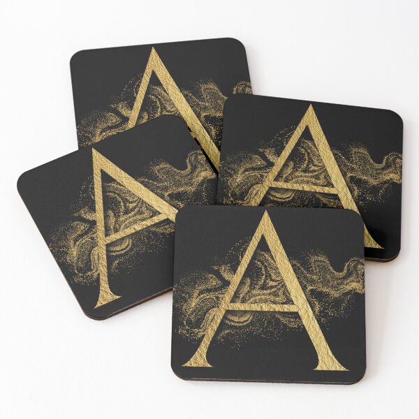 Item preview, Gold Sparkle Initial Letter A designed and sold by JaylanaSaraya.
