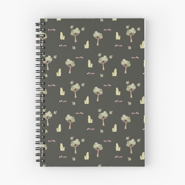 Item preview, Minimalist Watercolor Desert Cactus and Trees Dark Green Pattern designed and sold by svitlaarty.