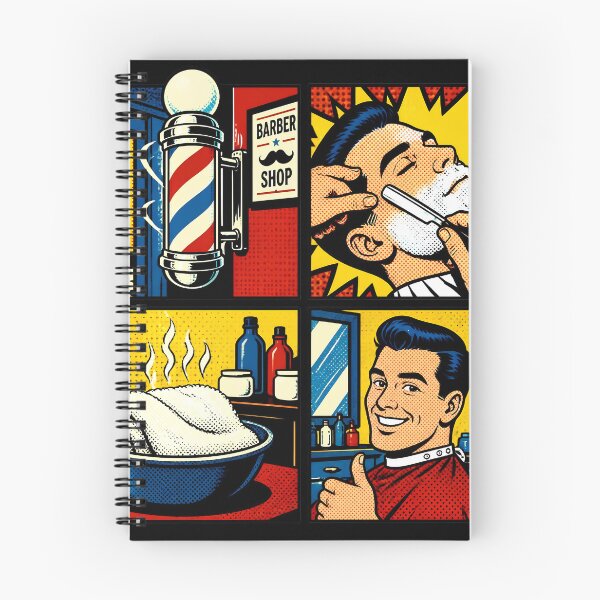 Item preview, Pop Art Barber Shop Classic Shave Comic designed and sold by Barber MD Culture.
