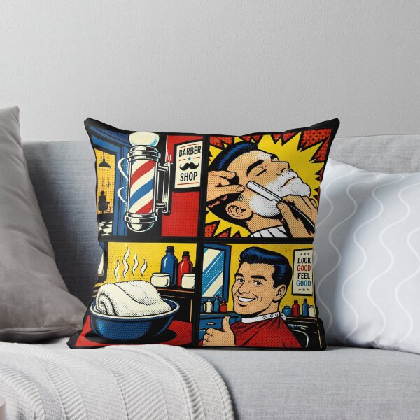 Item preview, Pop Art Barber Shop Classic Shave Comic designed and sold by Barber MD Culture.