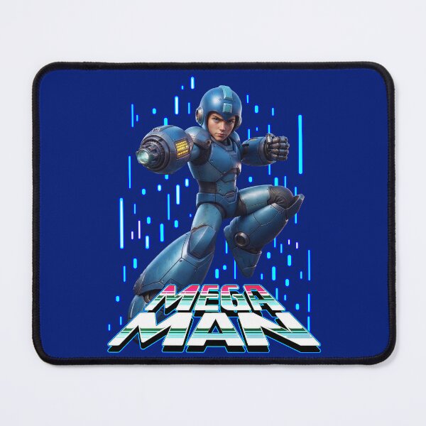 Item preview, Mega Man is Here designed and sold by Neon Jungle.