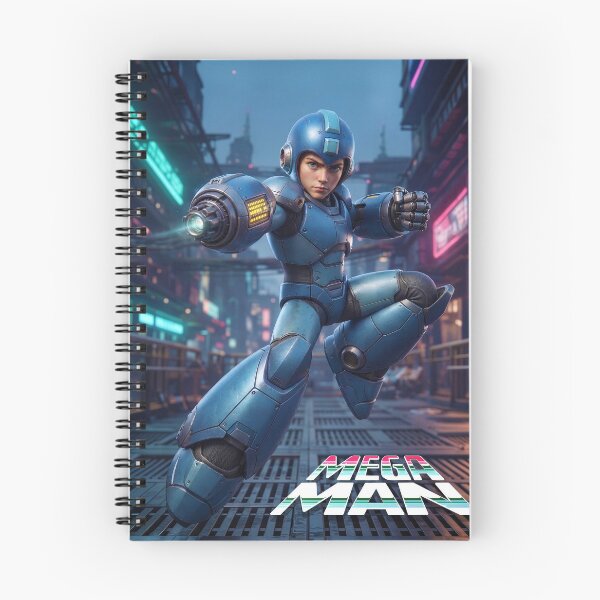Item preview, Mega Man is Here designed and sold by Neon Jungle.