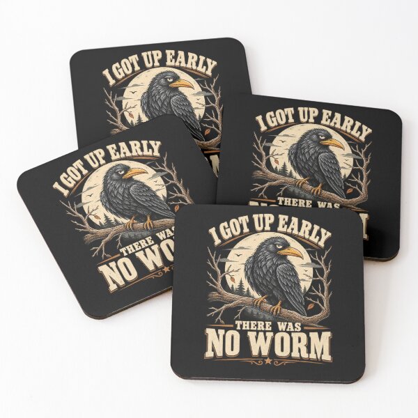 Item preview, I Got Up Early, There Was No Worm Funny Bird Design T-Shirt, Bird Lover Gift, Funny Bird Graphic Tee designed and sold by Trendably.