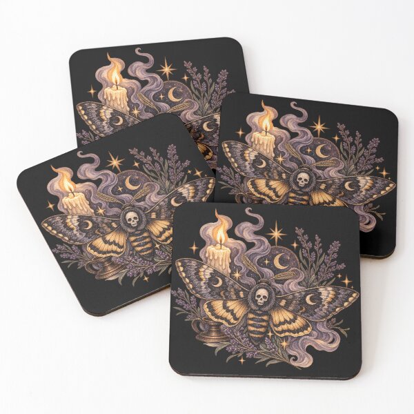 Item preview, Death's Head Moth Illustration designed and sold by mycute-stickers.