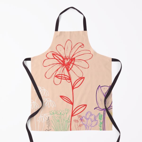 Item preview, Wildflower Meadow Line Art Illustration designed and sold by Jazzytouch.