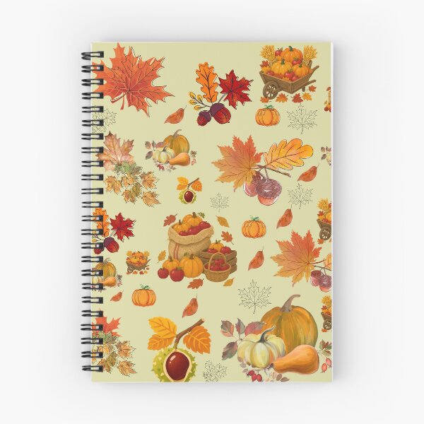 Item preview, Autumn harvest leaves pattern  designed and sold by Designova10.