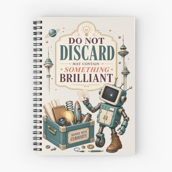 Item preview, Do Not Discard Something Brilliant designed and sold by Bleepo Official .