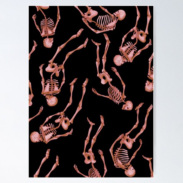 Item preview, Skeles (Red, on black) designed and sold by Kolibrim-Ink550.
