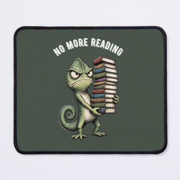 Item preview, No More Reading, Books Addict Funny Quotes designed and sold by MalwasBasket.