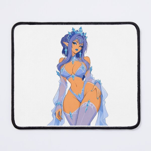 Item preview, Ice Elf Pin-Up – Classic Cartoon Fantasy designed and sold by Hollow Moon Studios..