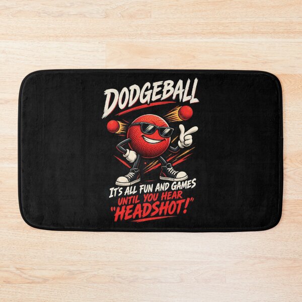 Item preview, Dodgeball Headshot Funny Sports Retro designed and sold by SidTastic .