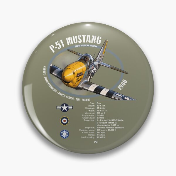 Item preview, P-51 MUSTANG PLANE DARK designed and sold by MUNZdesign.