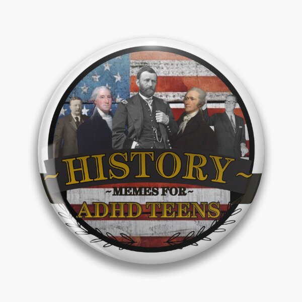 Item preview, History Memes For ADHD Teens Logo designed and sold by history-memes.
