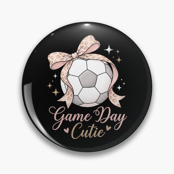 Item preview, Game Day Cutie Coquette Leopard Bow Soccer Ball Sparkles designed and sold by TeNovaStudio ⭐⭐⭐⭐⭐.