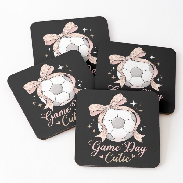 Item preview, Game Day Cutie Coquette Leopard Bow Soccer Ball Sparkles designed and sold by TeNovaStudio ⭐⭐⭐⭐⭐.