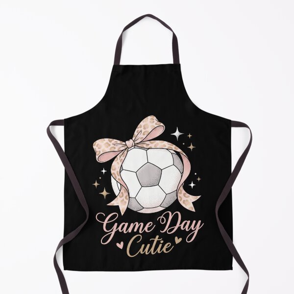 Item preview, Game Day Cutie Coquette Leopard Bow Soccer Ball Sparkles designed and sold by TeNovaStudio.