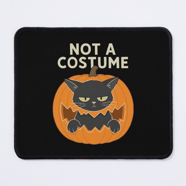 Item preview, HALLOWEEN Not A Costume Black Cat Pumpkin - Funny Halloween Cat Lover Tee designed and sold by Uglyandcute.