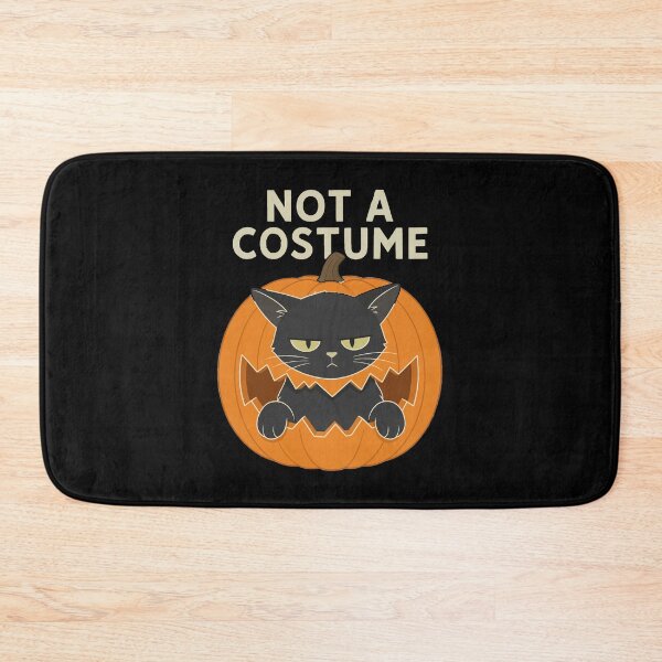 Item preview, HALLOWEEN Not A Costume Black Cat Pumpkin - Funny Halloween Cat Lover Tee designed and sold by Uglyandcute.