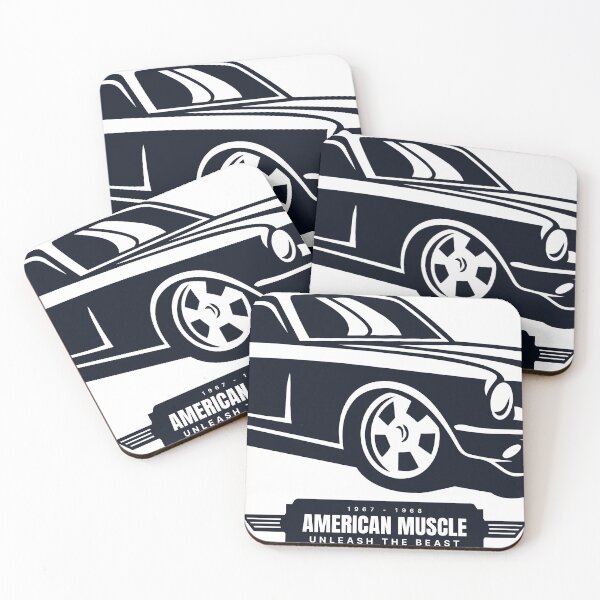 Item preview, American Muscle Car Silhouette Tee designed and sold by awesome-loob.