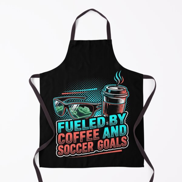 Item preview, Fueled By Coffee And Soccer Goals Sideline Parent Game Day designed and sold by TeNovaStudio ⭐⭐⭐⭐⭐.