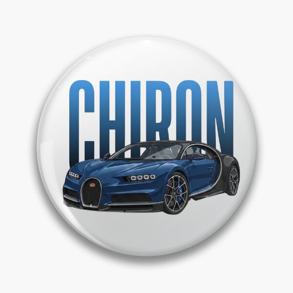 Item preview, Bugatti Chiron Blue Carbon French Hypercar Vector Art designed and sold by Motorline44.