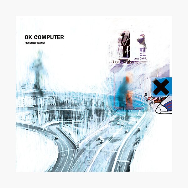 Item preview, radiohead ok computer cover designed and sold by kelronavirus.