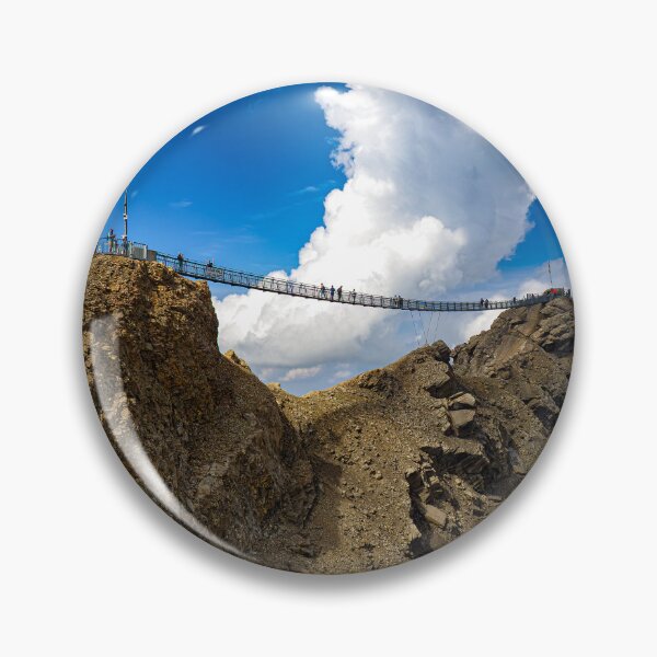 Item preview, Peak to Peak Suspension Bridge - Glacier 3000 designed and sold by Kathy Weaver.
