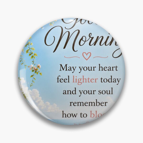 Item preview, Good Morning – May Your Heart Feel Lighter Today | SoulBloom Healing Music designed and sold by Little Joys Art.