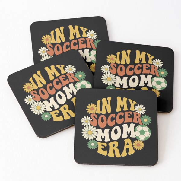 Item preview, In My Soccer Mom Era Retro Groovy Daisy Floral Game Day designed and sold by TeNovaStudio ⭐⭐⭐⭐⭐.