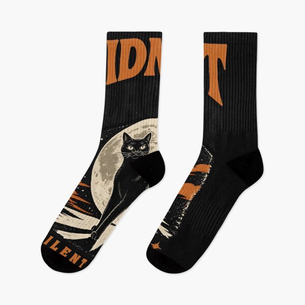 Item preview, Midnight Black Cat Silent Shadow Retro Halloween designed and sold by RoyesButler.