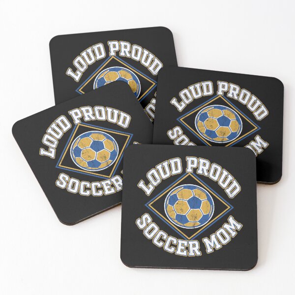 Item preview, Loud Proud Soccer Mom Vintage Distressed Varsity Sports designed and sold by TeNovaStudio ⭐⭐⭐⭐⭐.