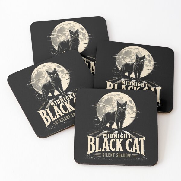 Item preview, Midnight Black Cat Silent Shadow Noir Comic designed and sold by LiviuGligoros.