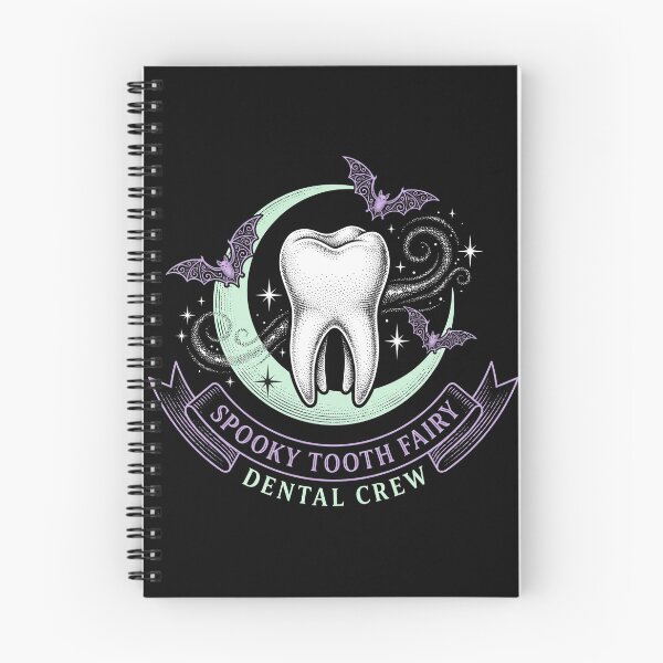 Item preview, Spooky Tooth Fairy Dental Crew Crescent Moon Bats Halloween designed and sold by TeNovaStudio ⭐⭐⭐⭐⭐.