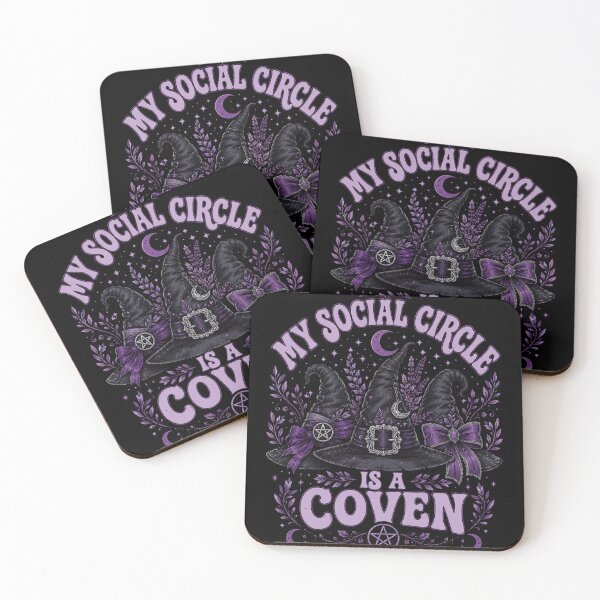 Item preview, witchy coven social circle gothic purple moon hats designed and sold by anapldv.