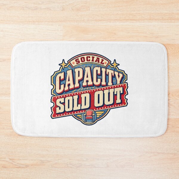 Item preview, Social Capacity Sold Out Introvert Humor designed and sold by FZ Designs.