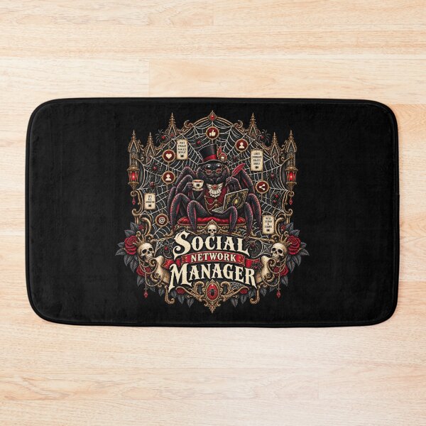 Item preview, Gothic Spider Social Network Manager designed and sold by TheInkRaven.
