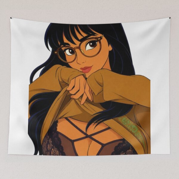 Item preview, Retro Cartoon Girl Pin-Up – 90s Detective Glamour designed and sold by  Hollow Moon Studios..