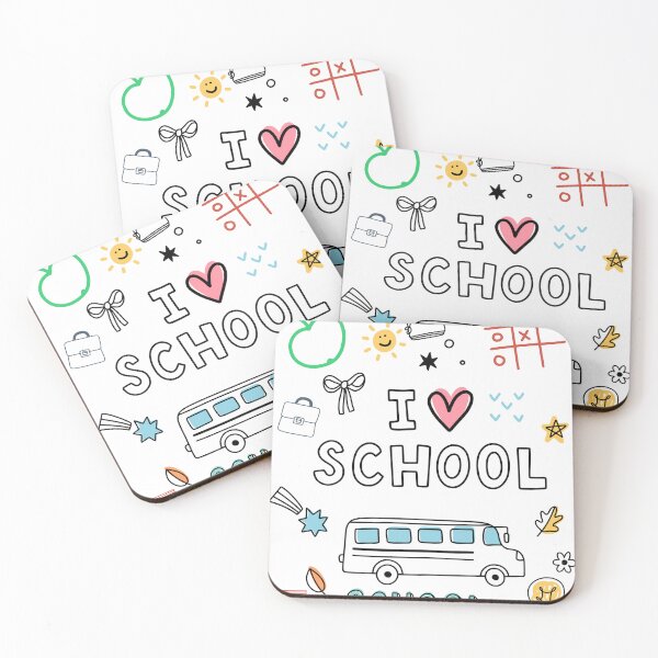Item preview, Hand Drawn Back To School Doodle Pattern - Cute Teacher & Student Graphic designed and sold by Aelmajaoui.