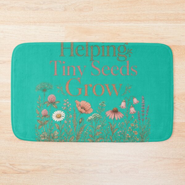 Item preview, Helping Tiny Seeds Grow Daycare Teacher Appreciation Gift designed and sold by BearLoveDesign.