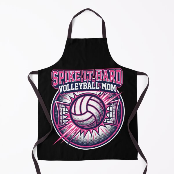 Item preview, Spike It Hard Volleyball Mom Pink Net Court Sports Team designed and sold by TeNovaStudio ⭐⭐⭐⭐⭐.