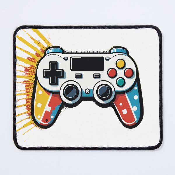 Item preview, Retro Pixel Art Game Controller Pop Art Halftone Style – Gamer gift idea designed and sold by michallechowicz.