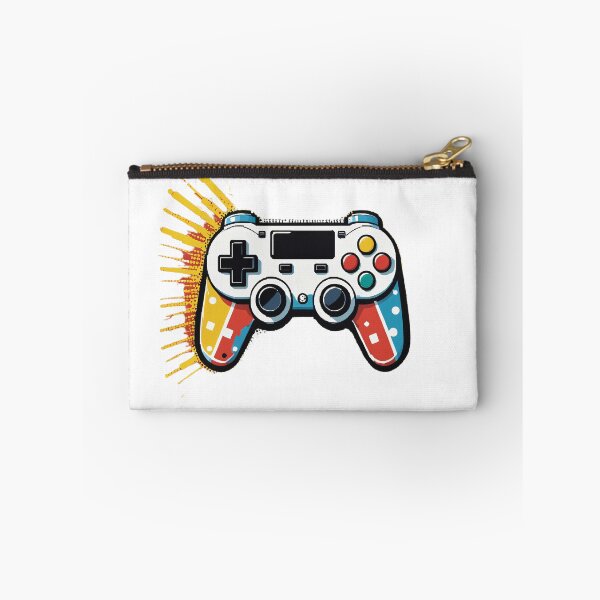 Item preview, Retro Pixel Art Game Controller Pop Art Halftone Style – Gamer gift idea designed and sold by michallechowicz.