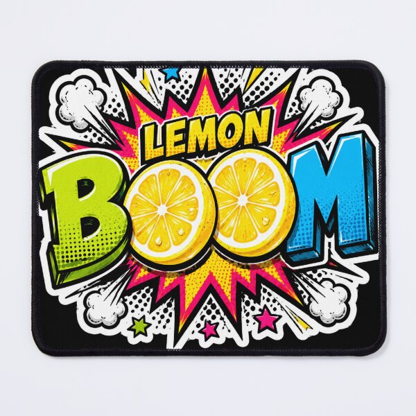 Item preview, Lemon BOOM Pop Art Sticker designed and sold by Pigmentra.